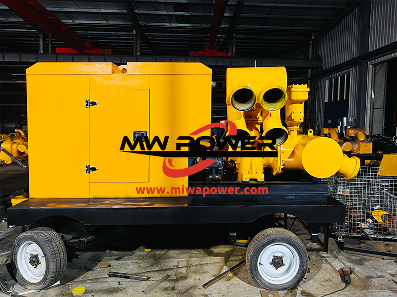 Mobile self-priming pump sent to hospital
