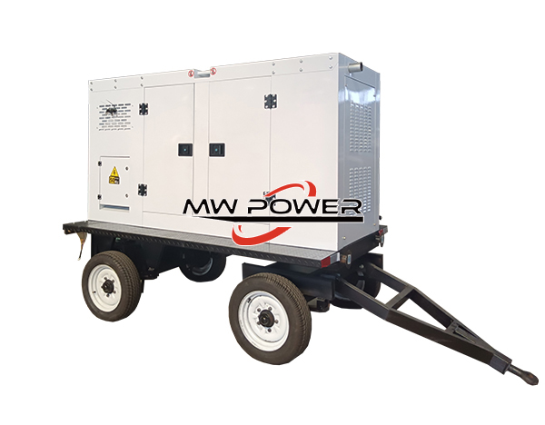 100KW mobile diesel generator set