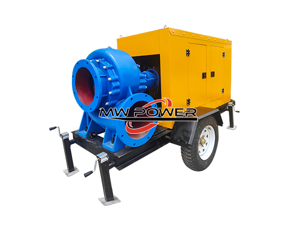 Mobile mixed flow pump