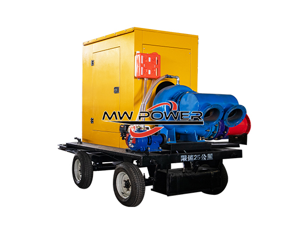 Mobile strong mixed flow pump