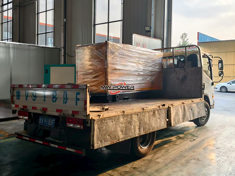 30kw Yuchai generator assembly vehicle shipped