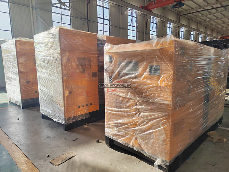 Three Weichai generator sets exported overseas