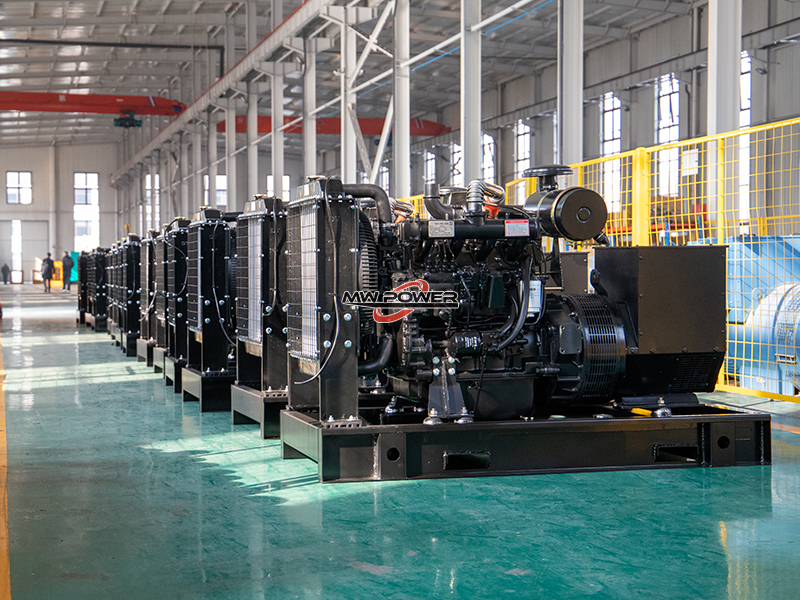 Eight Weifang generator sets exported overseas