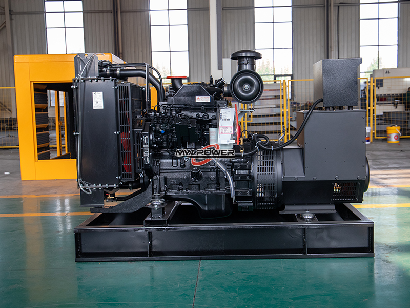 Cummins generator set sent to wiring harness company